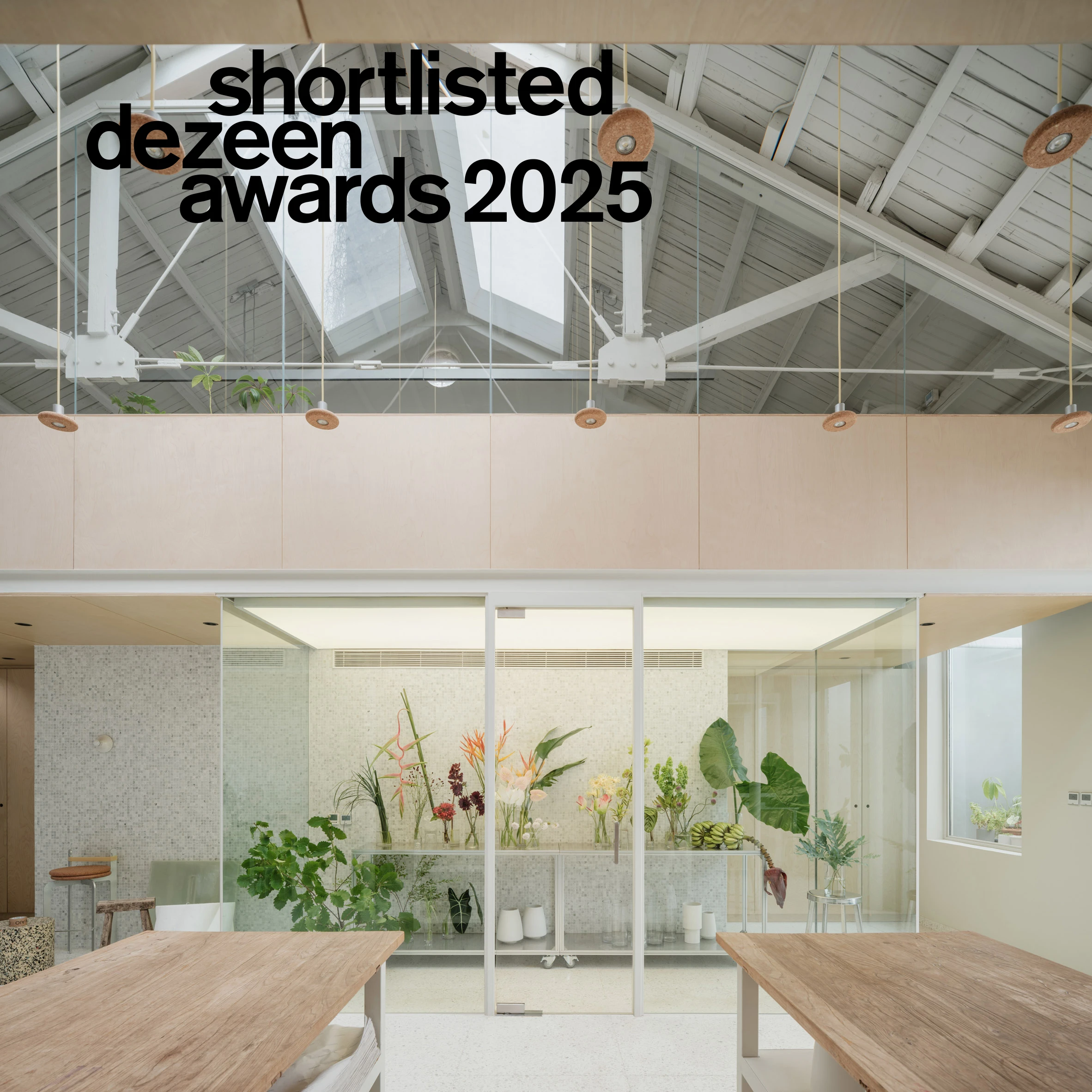 Our Own Workspace, Florette Workshop & Office AIO, Shortlisted for Dezeen Awards 2025